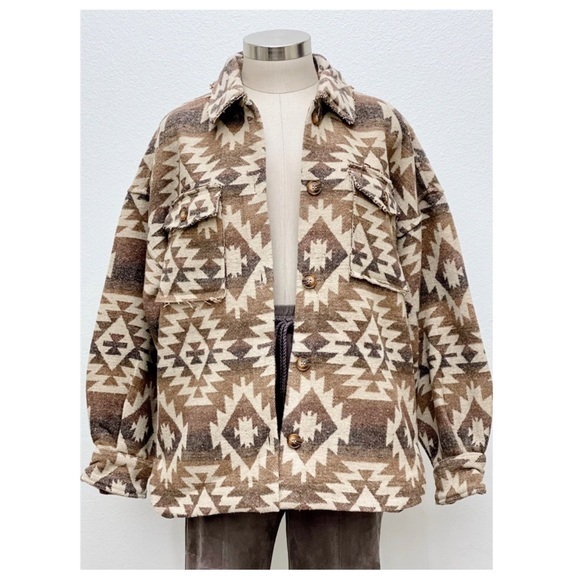 Joshua Tree Thousand Miles Wool Blend Shirt Jacket - Picture 4 of 7